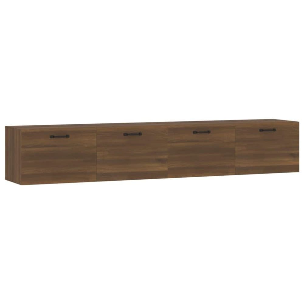 vidaXL Väggskåp 2 st brun ek 100x36,5x35 cm konstruerat trä