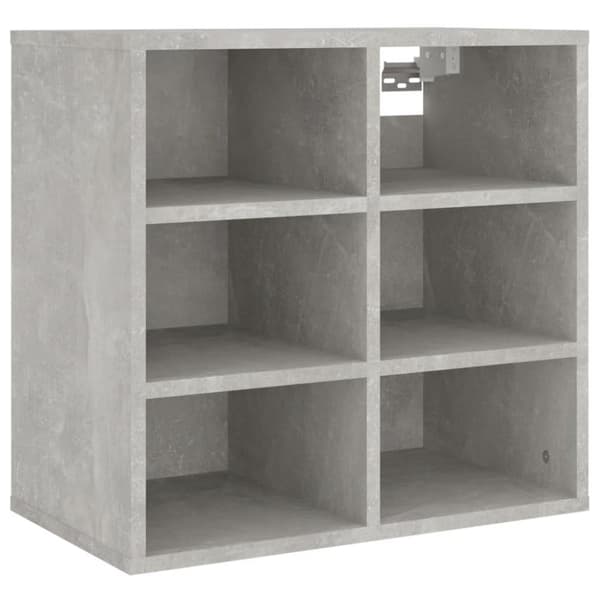 vidaXL skoreoler 2 stk. 52,5x30x50 cm betongrå