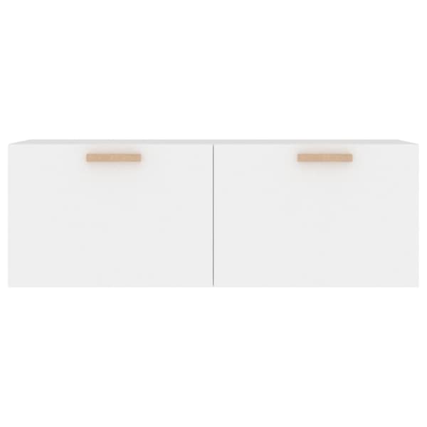 vidaXL vægskab 100x36,5x35 cm konstrueret træ hvid