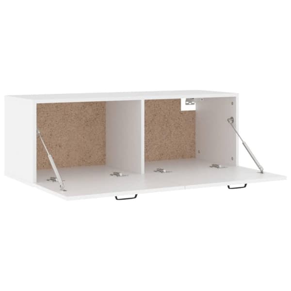 vidaXL vægskab 100x36,5x35 cm konstrueret træ hvid