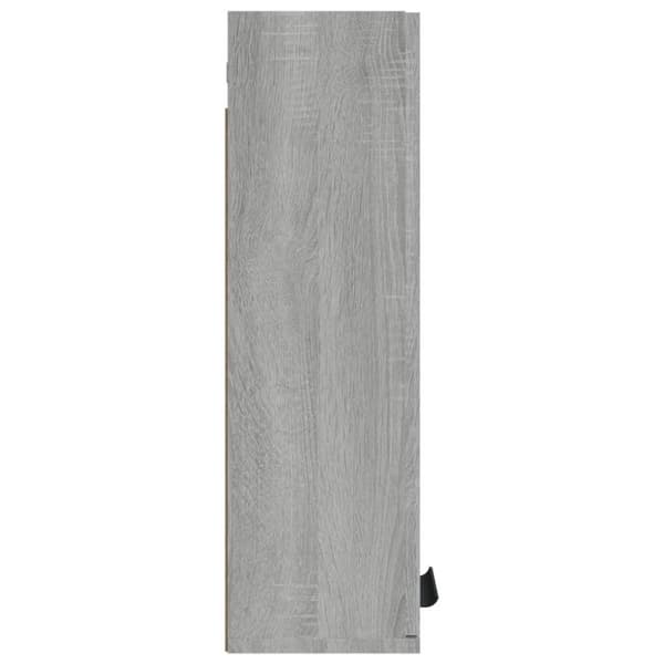 vidaXL væghængt badeværelsesskab 32x20x67 cm grå sonoma-eg