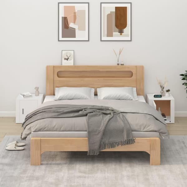 vidaXL sengeborde 2 stk. 50x39x47 cm hvid
