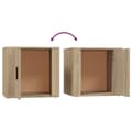 Miniatyrbillede 8 af 10: vidaXL sengebord 50x39x47 cm sonoma-eg