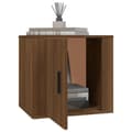 Pikkukuva 4 / 11: vidaXL Yöpöydät 2 kpl ruskea tammi 50x39x47 cm