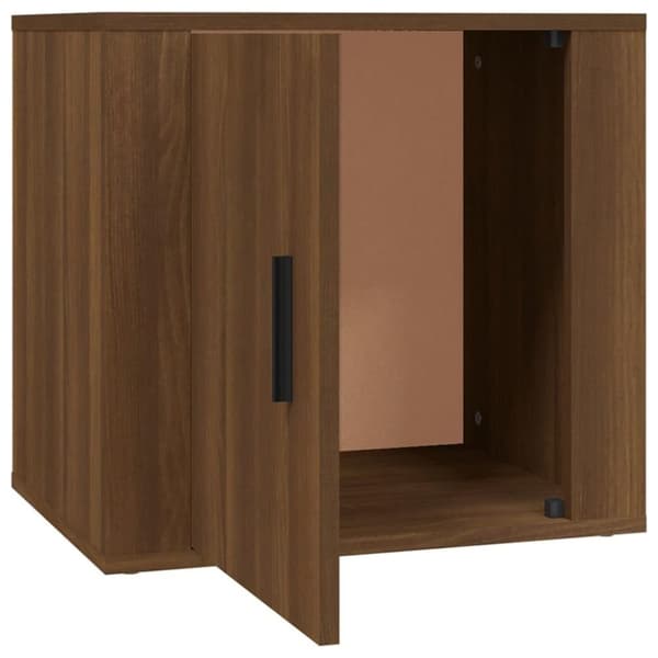 vidaXL Yöpöydät 2 kpl ruskea tammi 50x39x47 cm
