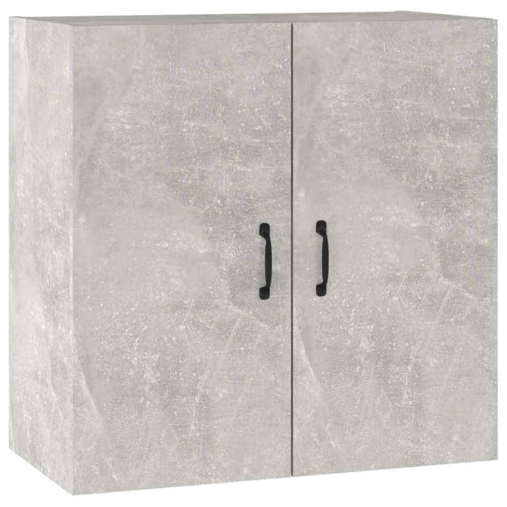 vidaXL Väggskåp betonggrå 60x31x60 cm konstruerat trä