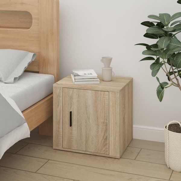 vidaXL Nattbord 2 stk sonoma eik 50x39x47 cm