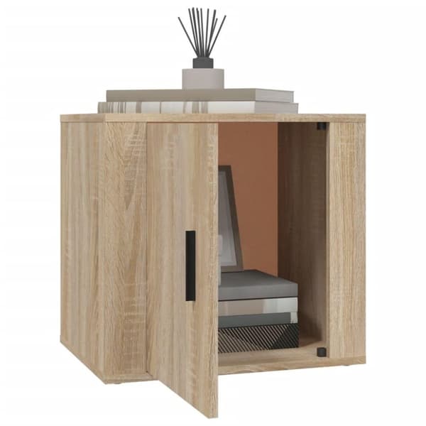 vidaXL Nattbord 2 stk sonoma eik 50x39x47 cm