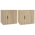 Miniatyrbilde 1 av 11: vidaXL Nattbord 2 stk sonoma eik 50x39x47 cm