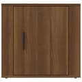 Miniatyrbilde 5 av 10: vidaXL Nattbord brun eik 50x39x47 cm