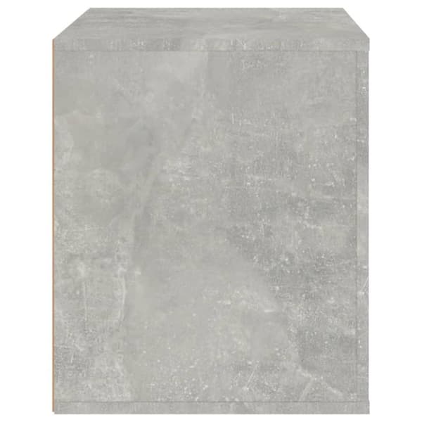 vidaXL Nattbord betonggrå 50x39x47 cm