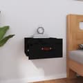 Miniatyrbilde 3 av 9: vidaXL Veggmontert nattbord svart 40x29,5x22 cm