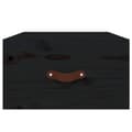 Miniatyrbilde 5 av 9: vidaXL Veggmontert nattbord svart 40x29,5x22 cm