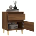 Miniatyrbilde 4 av 10: vidaXL Nattbord brun eik 40x35x50 cm