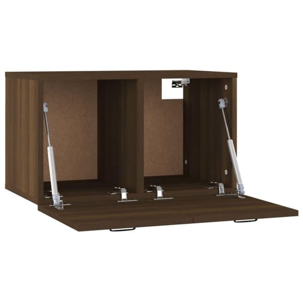 vidaXL vægskab 60x36,5x35 cm konstrueret træ brun egetræsfarve