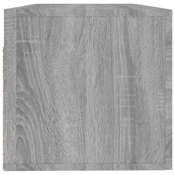 vidaXL Seinäkaappi harmaa Sonoma 100x36,5x35 cm tekninen puu