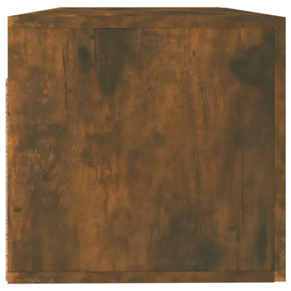 vidaXL vægskab 100x36,5x35 cm konstrueret træ røget egetræsfinish