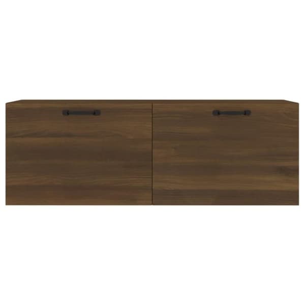 vidaXL vægskab 100x36,5x35 cm konstrueret træ brun egetræsfarve
