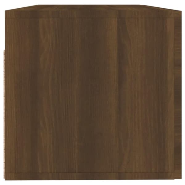 vidaXL vægskab 100x36,5x35 cm konstrueret træ brun egetræsfarve