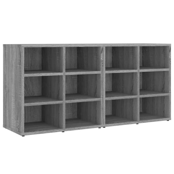 vidaXL skoreoler 2 stk. 52,5x30x50 cm grå sonoma-eg