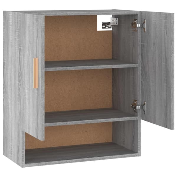 vidaXL vægskab 60x31x70 cm konstrueret træ grå sonoma-eg