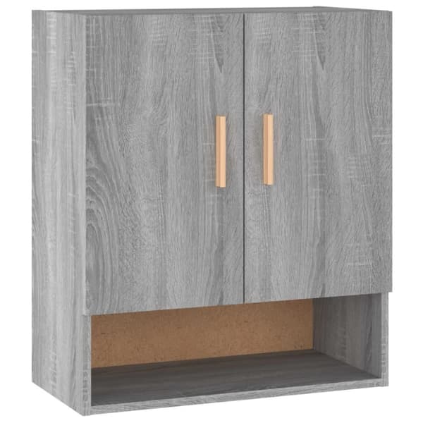 vidaXL vægskab 60x31x70 cm konstrueret træ grå sonoma-eg