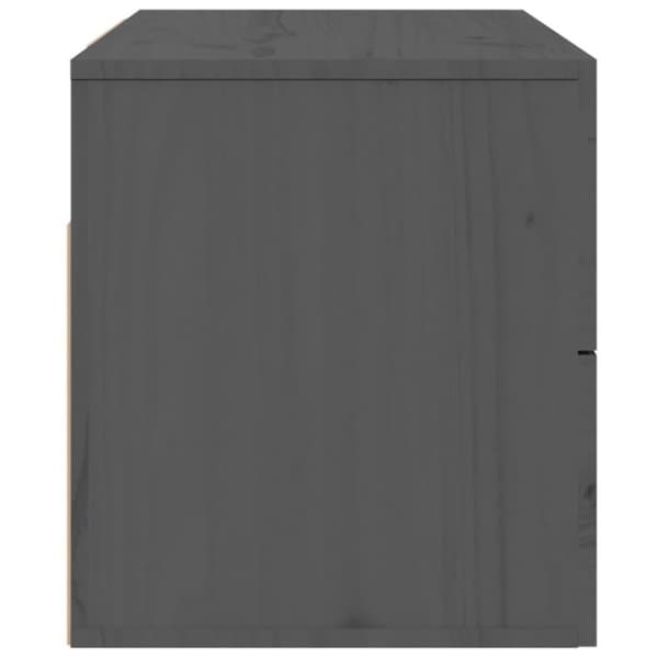 vidaXL væghængt sengebord 50x36x40 cm grå