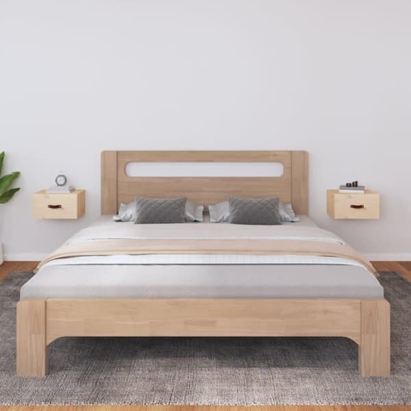 vidaXL Seinäkiinnitettävät yöpöydät 2 kpl 40x29,5x22 cm