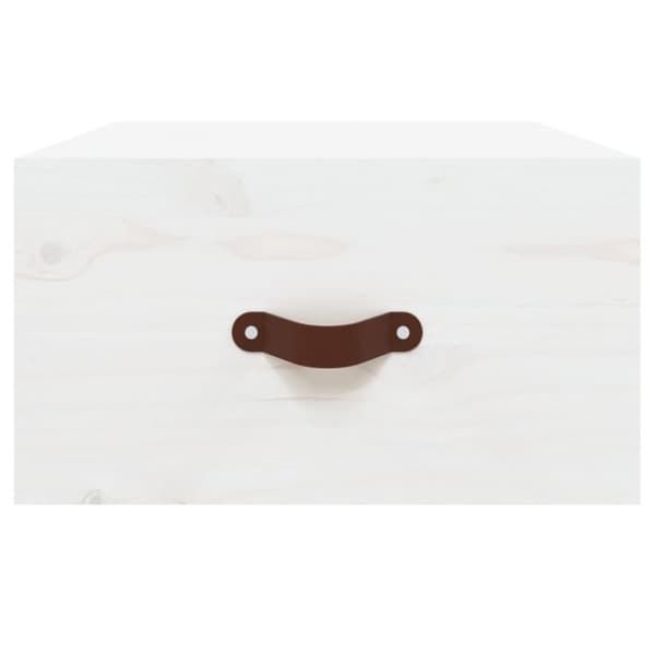vidaXL væghængt sengebord 40x29,5x22 cm hvid