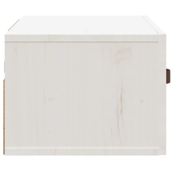 vidaXL væghængt sengebord 40x29,5x22 cm hvid