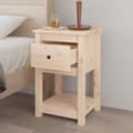 Pikkukuva 4 / 11: vidaXL Yöpöydät 2 kpl 40x35x61,5 cm täysi mänty