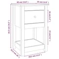 Pikkukuva 11 / 11: vidaXL Yöpöydät 2 kpl 40x35x61,5 cm täysi mänty