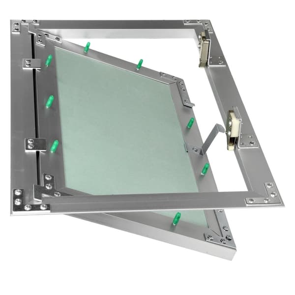 ECD Germany revision klap revision dør gipsplade indsats 300x600mm gipsplade 12,5 mm aluminiumsramme revision vedligeholdelse dør vedligeholdelse klap