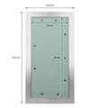 Miniatyrbillede 6 af 7: ECD Germany revision klap revision dør gipsplade indsats 300x600mm gipsplade 12,5 mm aluminiumsramme revision vedligeholdelse dør vedligeholdelse klap