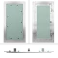 Miniatyrbillede 2 af 7: ECD Germany revision klap revision dør gipsplade indsats 300x600mm gipsplade 12,5 mm aluminiumsramme revision vedligeholdelse dør vedligeholdelse klap