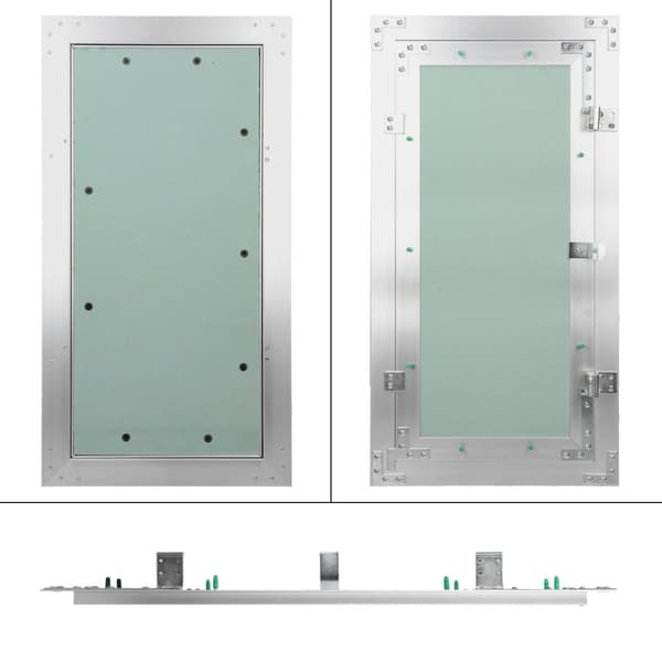 ECD Germany revision klap revision dør gipsplade indsats 300x600mm gipsplade 12,5 mm aluminiumsramme revision vedligeholdelse dør vedligeholdelse klap