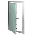 Miniatyrbillede 1 af 7: ECD Germany revision klap revision dør gipsplade indsats 300x600mm gipsplade 12,5 mm aluminiumsramme revision vedligeholdelse dør vedligeholdelse klap