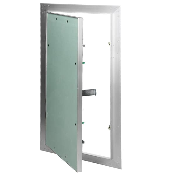 ECD Germany revision klap revision dør gipsplade indsats 300x600mm gipsplade 12,5 mm aluminiumsramme revision vedligeholdelse dør vedligeholdelse klap