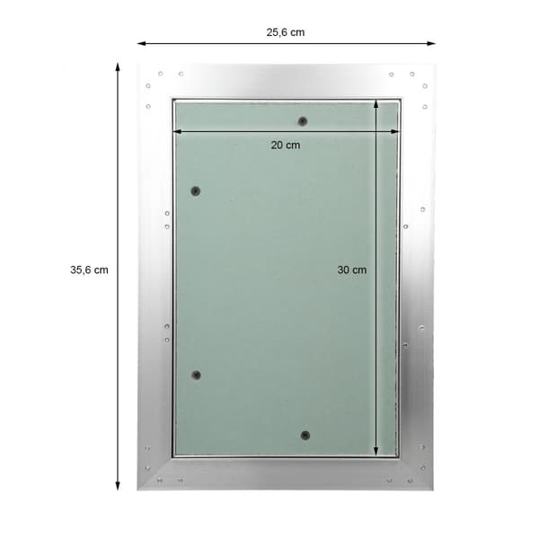 ECD Germany revisionsflik inspektion dörr gipsskiva insats 200x300mm gipsskiva 12,5 mm aluminiumram revision underhåll dörr underhåll flik underhåll