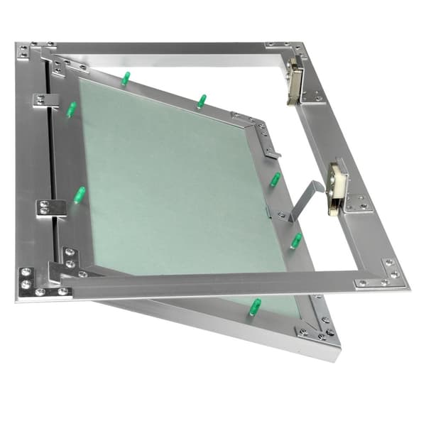 ECD Germany revision klap revision dør gipsplader 250x400mm gipsplader 12,5 mm aluminiumsramme revision vedligeholdelse dør vedligeholdelse klap