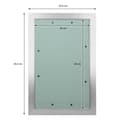 Miniatyrbillede 6 af 7: ECD Germany revision klap revision dør gipsplader 250x400mm gipsplader 12,5 mm aluminiumsramme revision vedligeholdelse dør vedligeholdelse klap