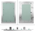 Miniatyrbillede 2 af 7: ECD Germany revision klap revision dør gipsplader 250x400mm gipsplader 12,5 mm aluminiumsramme revision vedligeholdelse dør vedligeholdelse klap