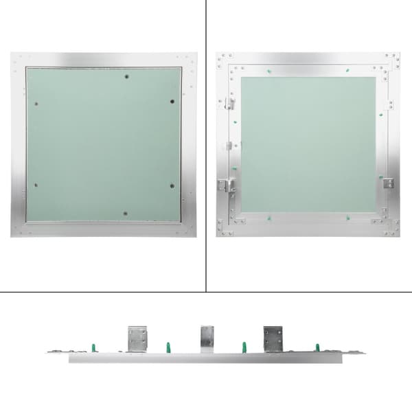 ECD Germany revision klap revision dør gipsplade indsats 300x300mm gipsplade 12.5mm aluminiumsramme revision vedligeholdelse dør vedligeholdelse klap