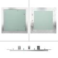 Miniatyrbillede 2 af 7: ECD Germany revision klap revision dør gipsplade indsats 300x300mm gipsplade 12.5mm aluminiumsramme revision vedligeholdelse dør vedligeholdelse klap