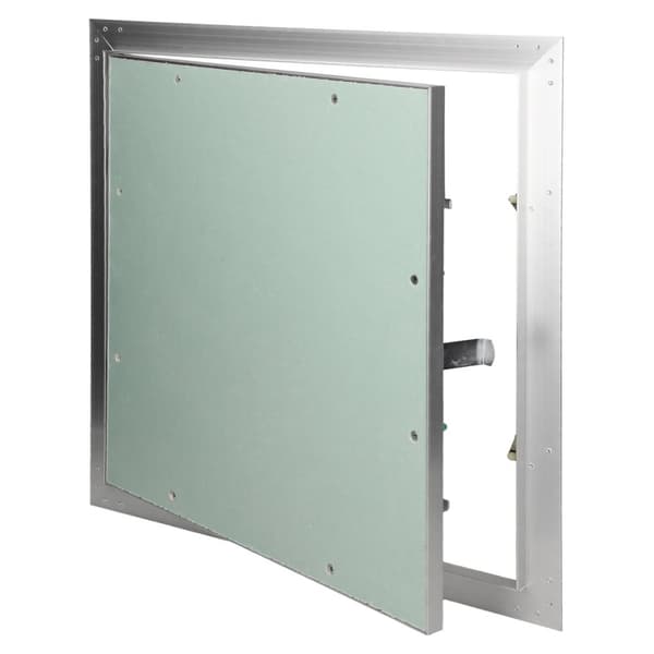 ECD Germany revision klap revision dør gipsplade indsats 300x300mm gipsplade 12.5mm aluminiumsramme revision vedligeholdelse dør vedligeholdelse klap