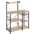 Miniatyrbillede 1 af 9: Køkkenhylde Crawley 90x40x131,5cm - Industrielt lyst træ, egetræ Sonoma