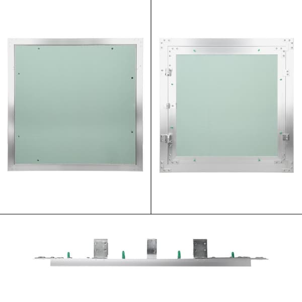ECD Germany revision klap inspektion dør gipsplade indsats 500x500mm gipsplade 12,5 mm aluminiumsramme revision vedligeholdelse dør vedligeholdelse