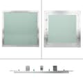 Miniatyrbillede 2 af 7: ECD Germany revision klap inspektion dør gipsplade indsats 500x500mm gipsplade 12,5 mm aluminiumsramme revision vedligeholdelse dør vedligeholdelse