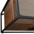 Miniatyrbillede 10 af 11: Skænk Oldham 100x38x80,5cm - Industrielt mørkt træ, rustikt