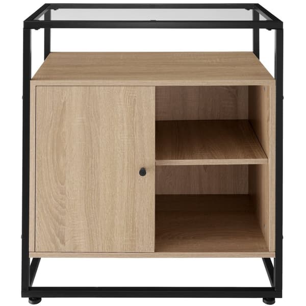 Byrå Conventry 70x38x80,5cm - Industriellt lätt trä, ek Sonoma